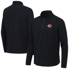 Cincinnati Reds Antigua Sync Tri-Blend Quarter-Zip Pullover - MLB Pullover