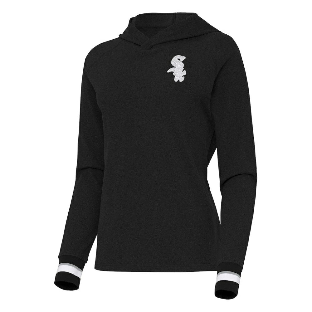 Chicago White Sox Antigua Women's Trek Pullover Hoodie - MLB Hoodies