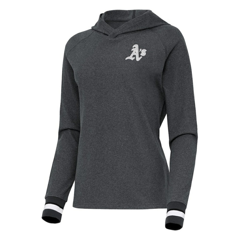 Athletics Antigua Women's Trek Pullover Hoodie - MLB Hoodies