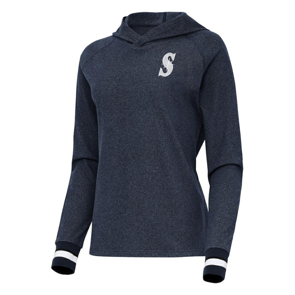 Seattle Mariners Antigua Women's Trek Pullover Hoodie - MLB Hoodies