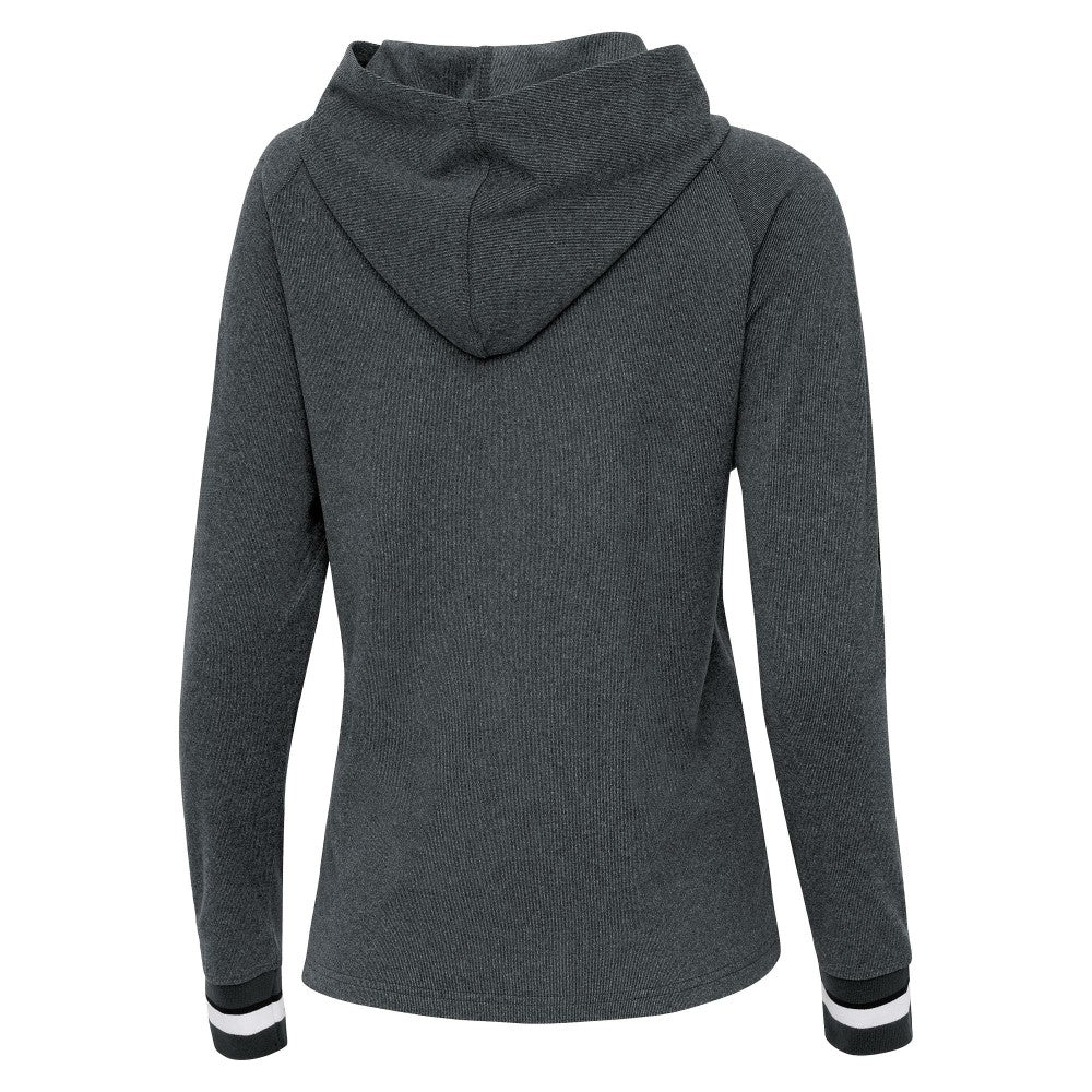 Miami Marlins Antigua Women's Trek Pullover Hoodie - MLB Hoodies