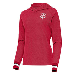 Minnesota Twins Antigua Women's Trek Pullover Hoodie - MLB Hoodies