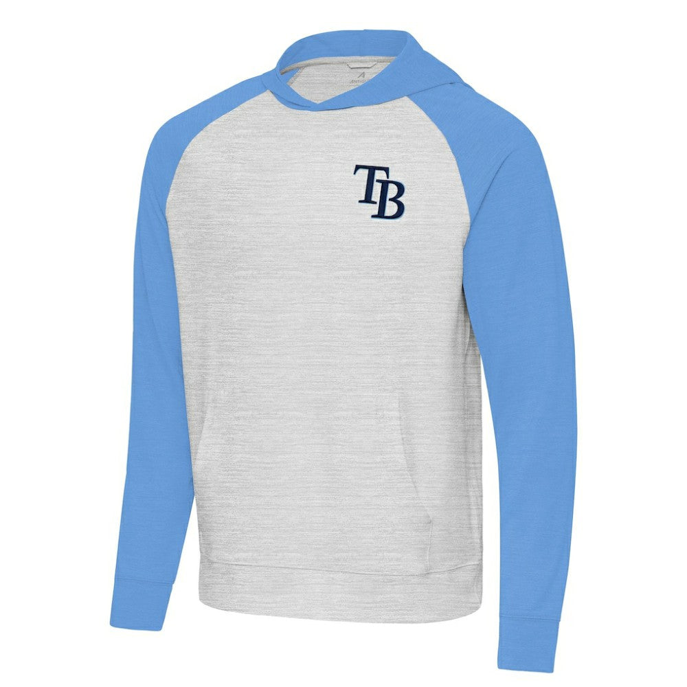 Tampa Bay Rays Antigua Urgent Pullover Hoodie - MLB Hoodies