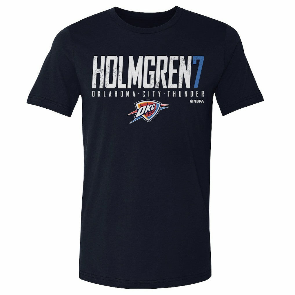 Navy Chet Holmgren Oklahoma City Thunder 500 Level Elite Player T-Shirt | NBA