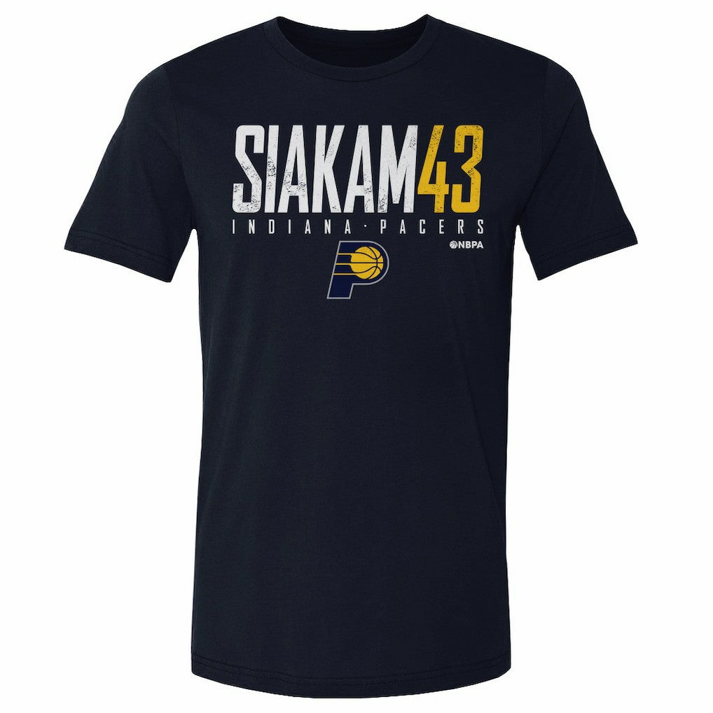 Navy Pascal Siakam Indiana Pacers 500 Level Elite Player T-Shirt | NBA