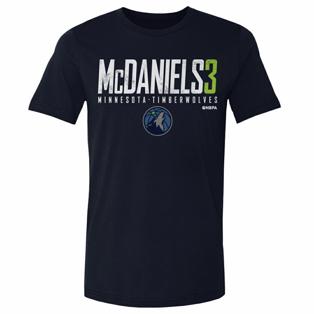Navy Jaden McDaniels Minnesota Timberwolves 500 Level Elite Player T-Shirt | NBA