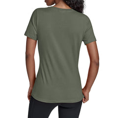 Athletics Starter Women's Team Color Shading V-Neck T-Shirt - MLB T-shirts