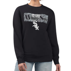 Chicago White Sox Starter Women's Team Color Shading Fleece Pullover Sweatshirt - MLB Pullover