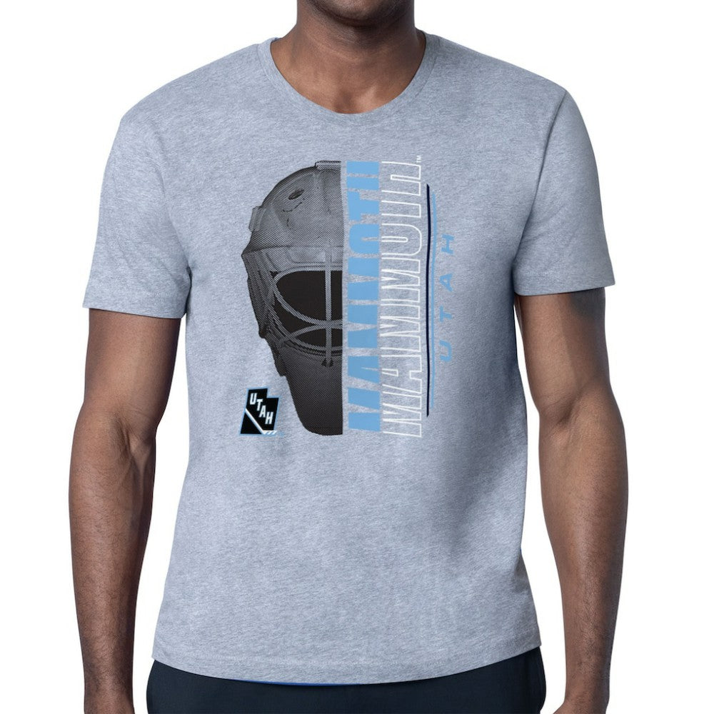 Utah Mammoth Starter Half Helmet T-Shirt -  NHL T-shirts