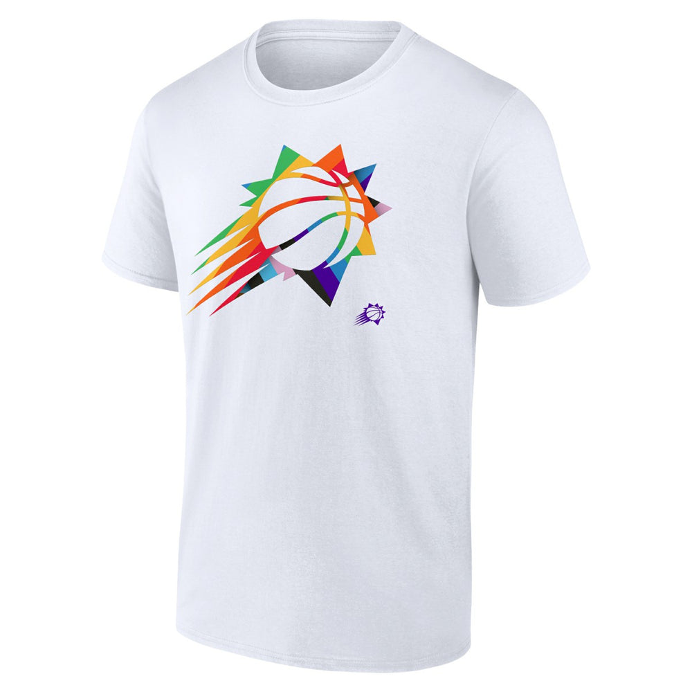 White Phoenix Suns Team Logo Pride T-Shirt | NBA