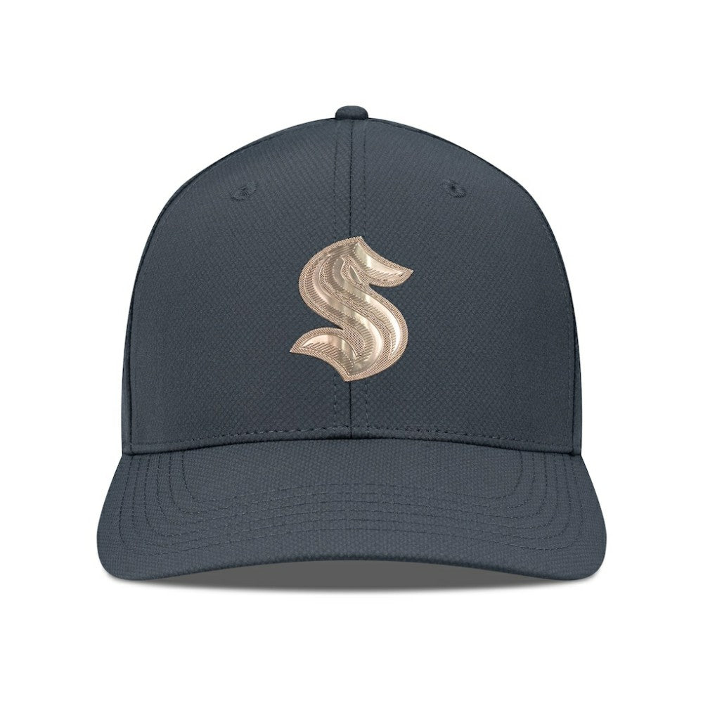 Seattle Kraken Levelwear Rise Copper Insignia Flex Hat -  NHL Hats