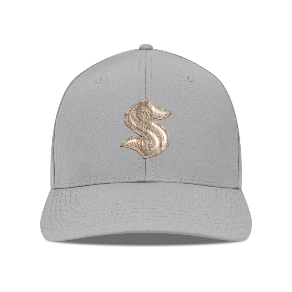 Seattle Kraken Levelwear Rise Copper Insignia Flex Hat -  NHL Hats