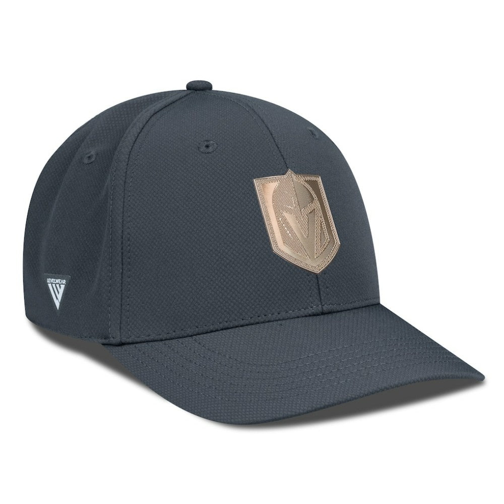 Vegas Golden Knights Levelwear Rise Copper Insignia Flex Hat -  NHL Hats