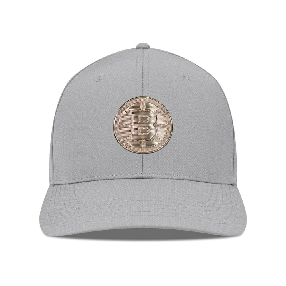 Boston Bruins Levelwear Rise Copper Insignia Flex Hat -  NHL Hats