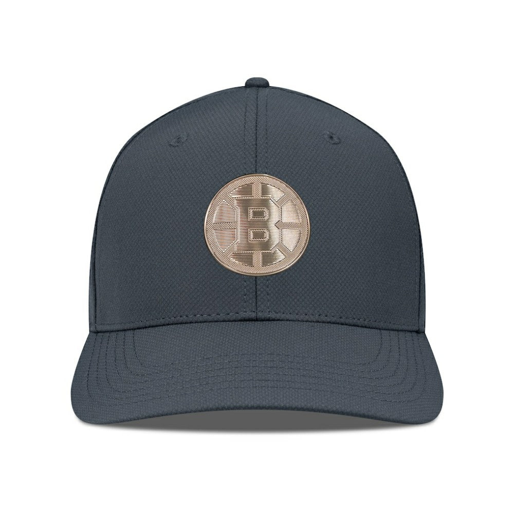 Boston Bruins Levelwear Rise Copper Insignia Flex Hat -  NHL Hats