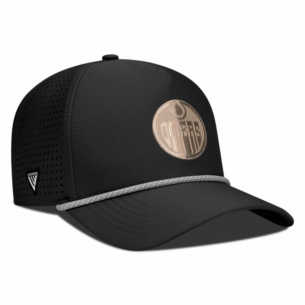 Edmonton Oilers Levelwear Gordon Copper Insignia Vented Adjustable Hat -  NHL Hats