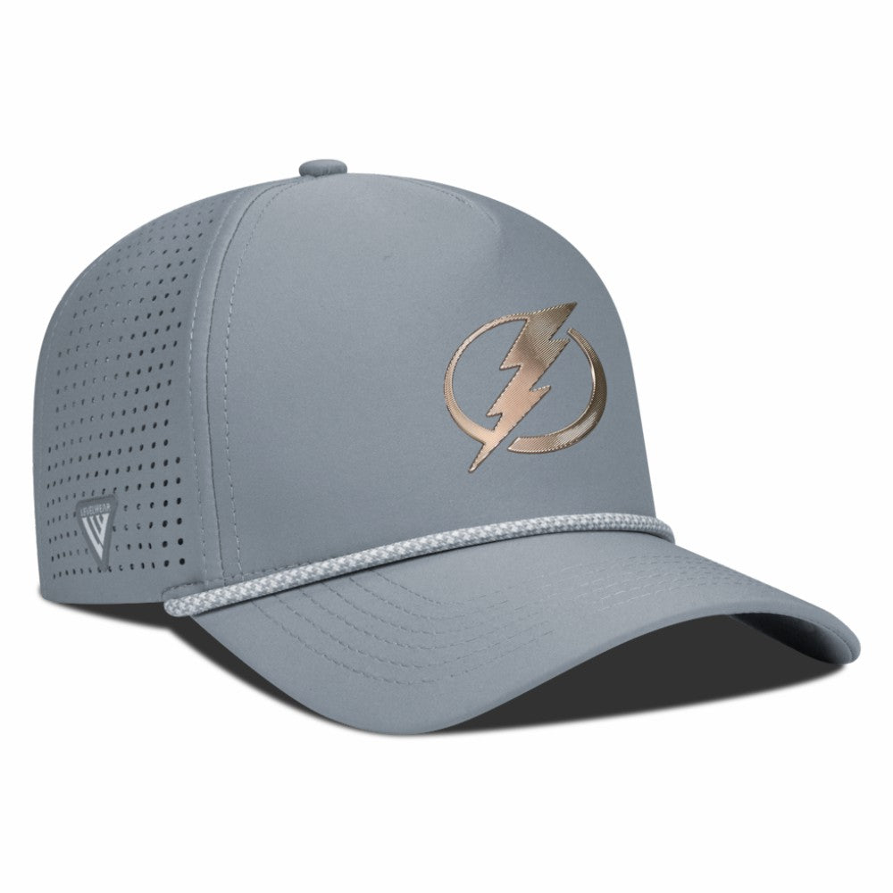 Tampa Bay Lightning Levelwear Gordon Copper Insignia Vented Adjustable Hat -  NHL Hats
