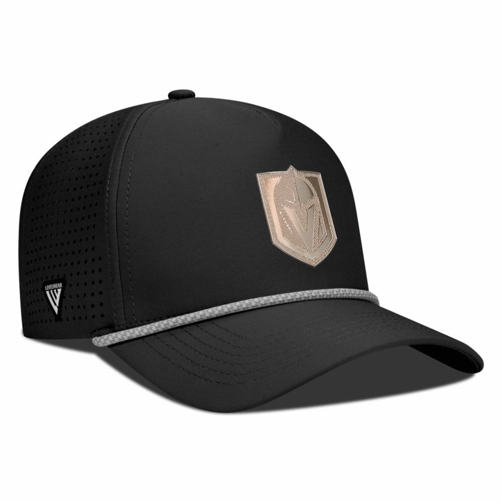 Vegas Golden Knights Levelwear Gordon Copper Insignia Vented Adjustable Hat -  NHL Hats