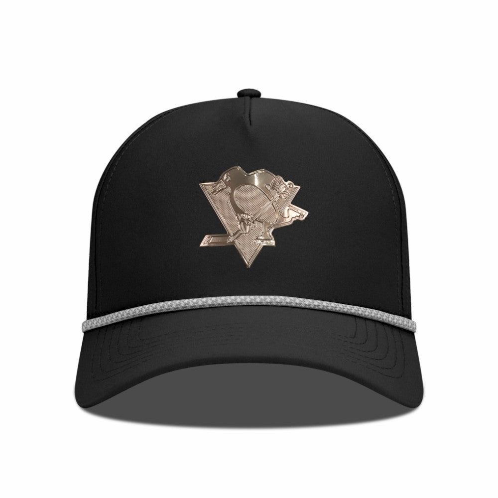 Pittsburgh Penguins Levelwear Gordon Copper Insignia Vented Adjustable Hat -  NHL Hats