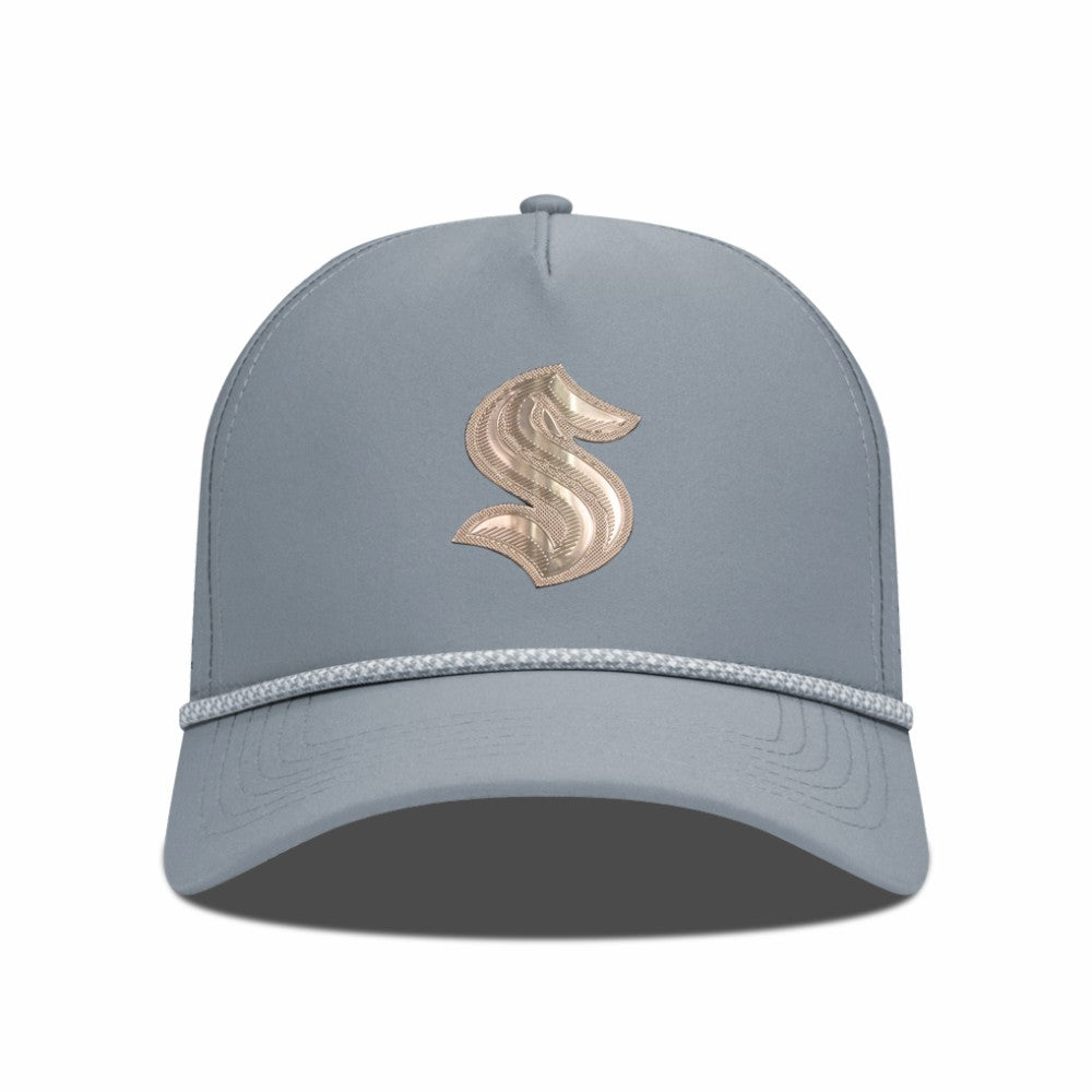Seattle Kraken Levelwear Gordon Copper Insignia Vented Adjustable Hat -  NHL Hats