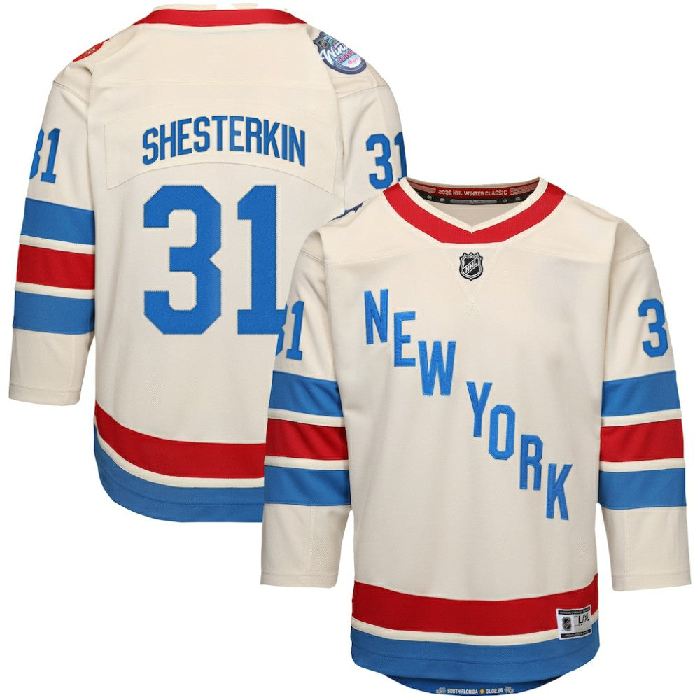 Igor Shesterkin New York Rangers Outerstuff Youth 2026 NHL Winter Classic Premier Jersey -  NHL Jerseys