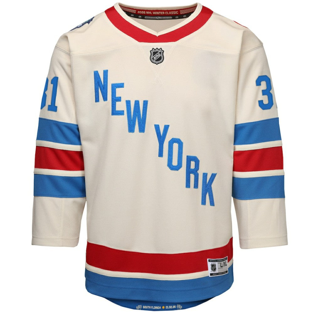 Igor Shesterkin New York Rangers Outerstuff Youth 2026 NHL Winter Classic Premier Jersey -  NHL Jerseys