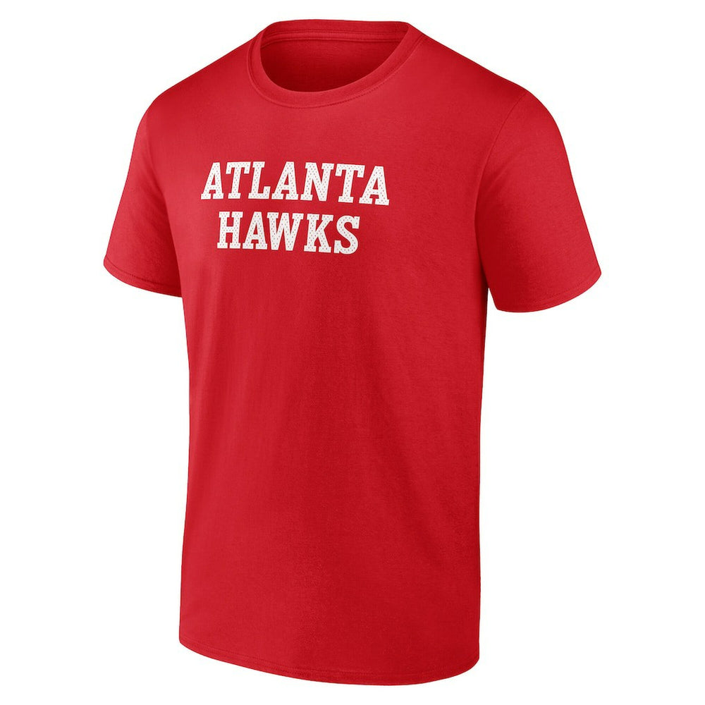 Red Atlanta Hawks #1 Dad Jersey T-Shirt | NBA