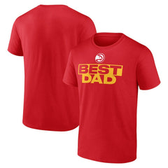 Red Atlanta Hawks Greatest Dad T-Shirt | NBA