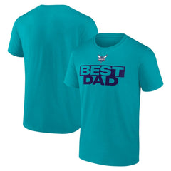 Teal Charlotte Hornets Greatest Dad T-Shirt | NBA