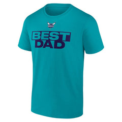 Teal Charlotte Hornets Greatest Dad T-Shirt | NBA