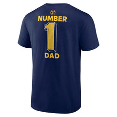 Navy Denver Nuggets #1 Dad Jersey T-Shirt sale | NBA