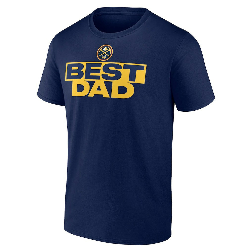 Navy Denver Nuggets Greatest Dad T-Shirt sale | NBA