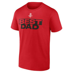 Red Houston Rockets Greatest Dad T-Shirt | NBA