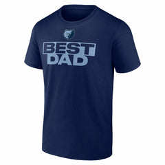 Navy Memphis Grizzlies Greatest Dad T-Shirt | NBA