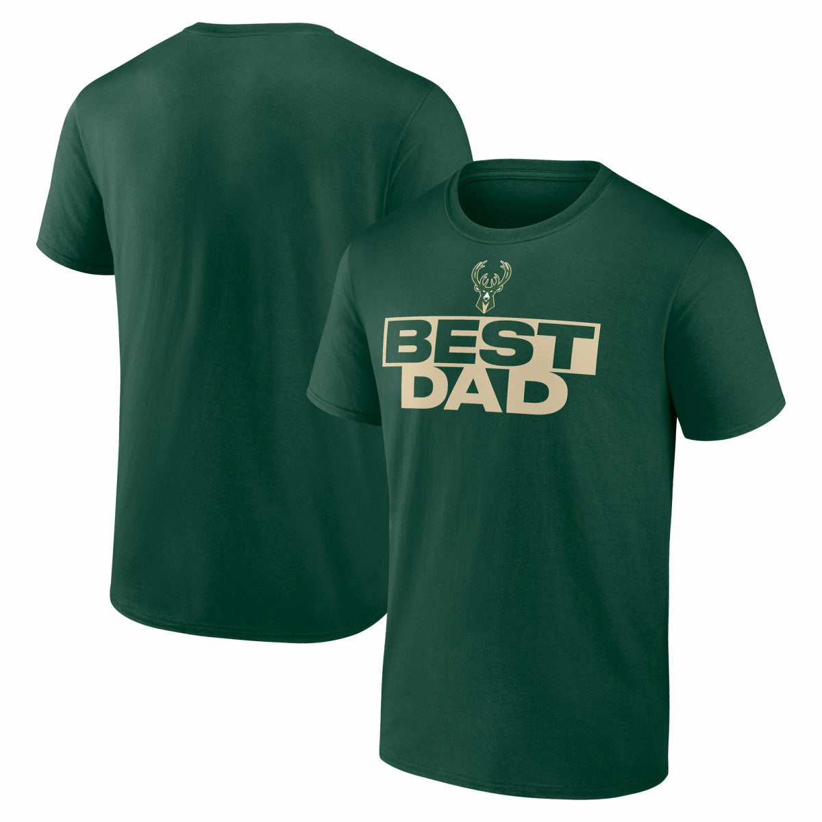 Hunter Green Milwaukee Bucks Greatest Dad T-Shirt | NBA