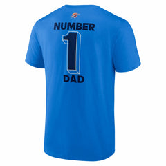Blue Oklahoma City Thunder #1 Dad Jersey T-Shirt | NBA