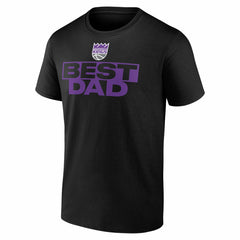 Black Sacramento Kings Greatest Dad T-Shirt | NBA