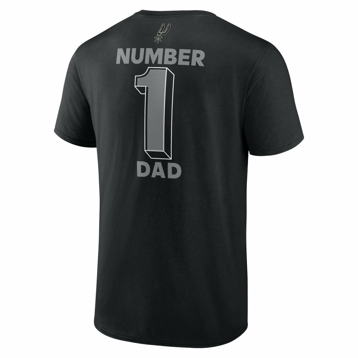Black San Antonio Spurs #1 Dad Jersey T-Shirt | NBA