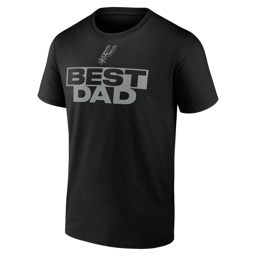 Black San Antonio Spurs Greatest Dad T-Shirt | NBA