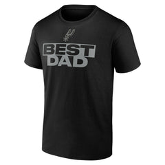 Black San Antonio Spurs Greatest Dad T-Shirt | NBA
