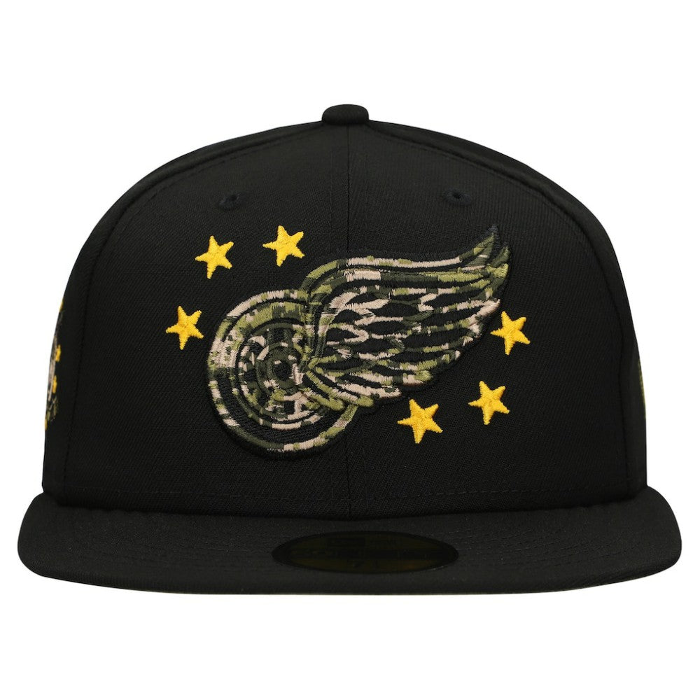 Detroit Red Wings New Era Military Appreciation Digital Camo Stars 59FIFTY Fitted Hat -  NHL Hats