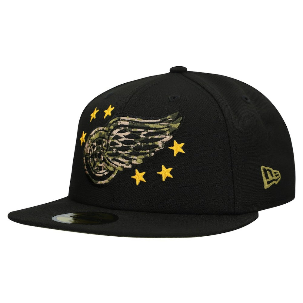 Detroit Red Wings New Era Military Appreciation Digital Camo Stars 59FIFTY Fitted Hat -  NHL Hats