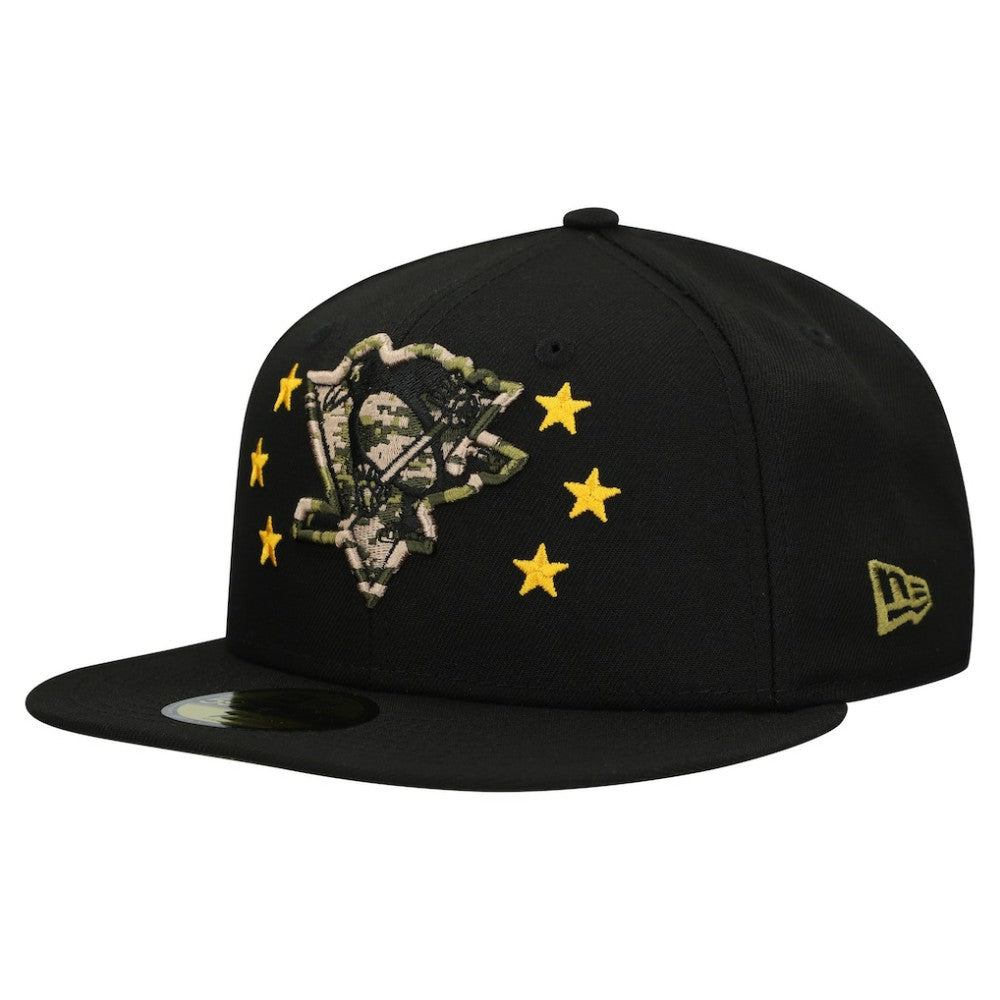 Pittsburgh Penguins New Era Military Appreciation Digital Camo Stars 59FIFTY Fitted Hat -  NHL Hats