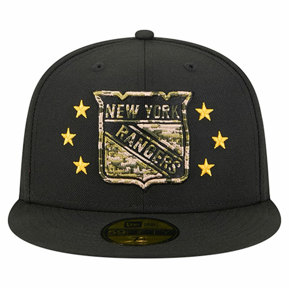 New York Rangers New Era Military Appreciation Digital Camo Stars 59FIFTY Fitted Hat -  NHL Hats