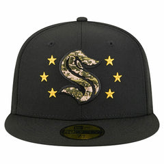 Seattle Kraken New Era Military Appreciation Digital Camo Stars 59FIFTY Fitted Hat -  NHL Hats