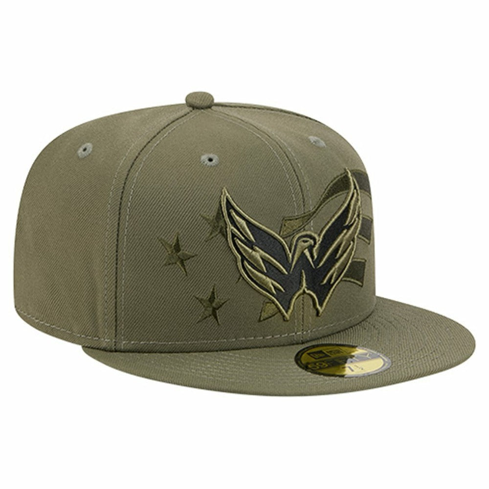 Washington Capitals New Era Military Appreciation Flag 59FIFTY Fitted Hat -  NHL Hats