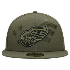 Detroit Red Wings New Era Military Appreciation Flag 59FIFTY Fitted Hat -  NHL Hats