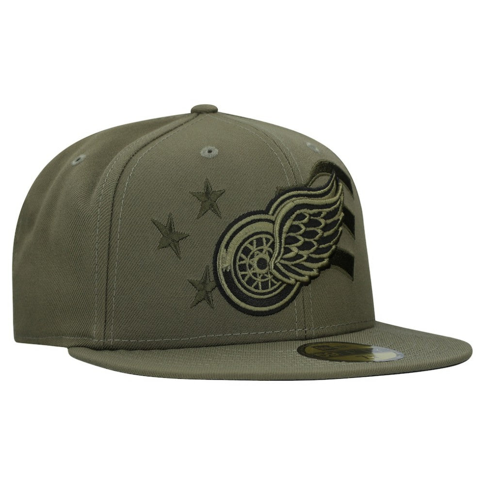 Detroit Red Wings New Era Military Appreciation Flag 59FIFTY Fitted Hat -  NHL Hats