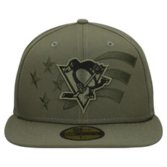 Pittsburgh Penguins New Era Military Appreciation Flag 59FIFTY Fitted Hat -  NHL Hats