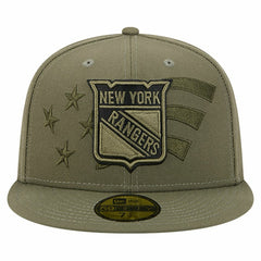 New York Rangers New Era Military Appreciation Flag 59FIFTY Fitted Hat -  NHL Hats